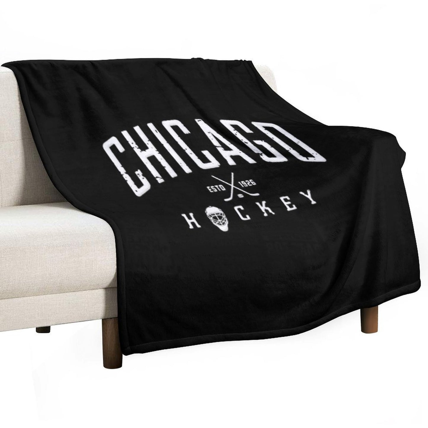 Chicago Blackhawks Hockey Velvety-soft Throw Blanket