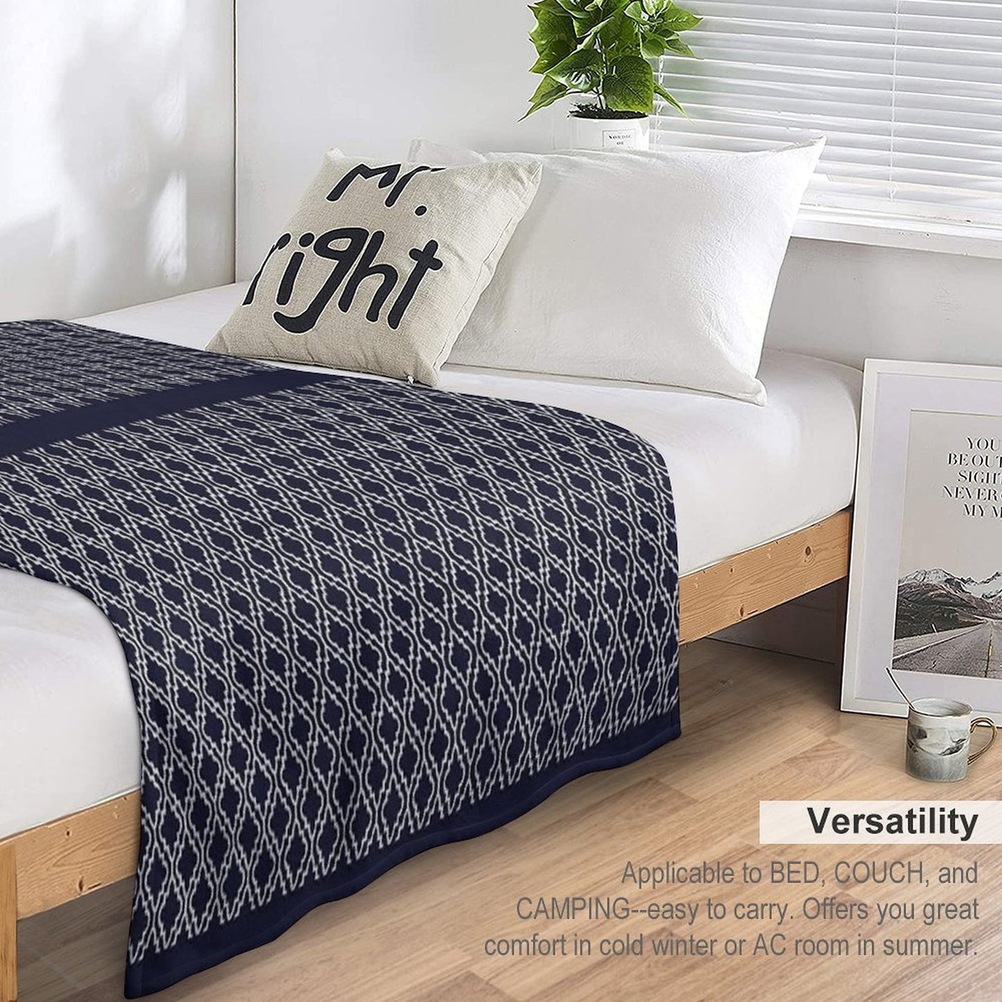 Patterns-64 Sustainable Throw Blanket