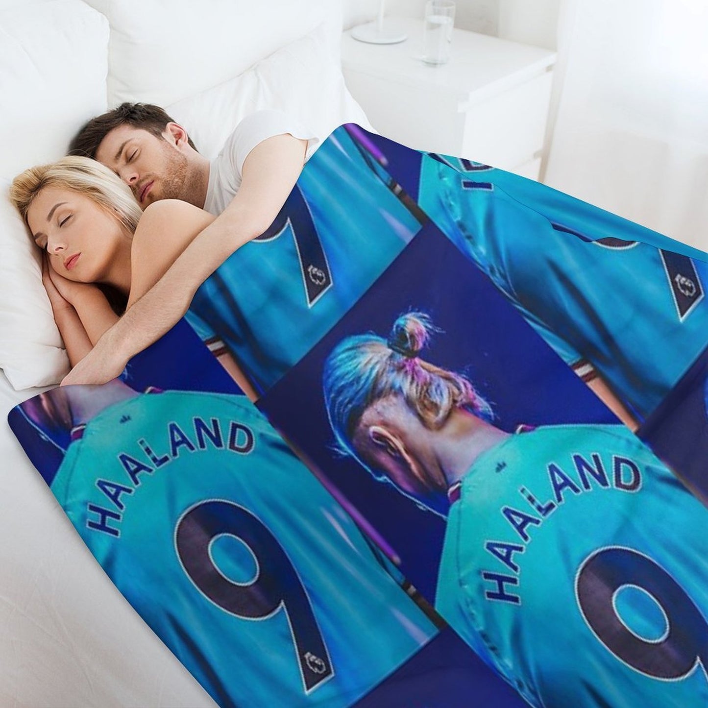 Erling Haaland Travel-friendly Throw Blanket