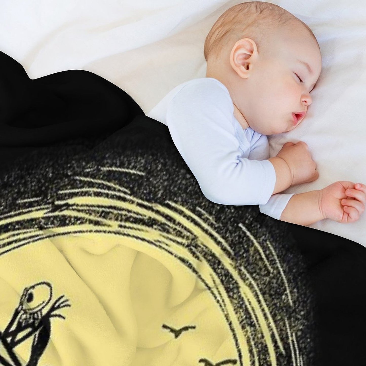 Jack's Nightmare Velvety-soft Throw Blanket
