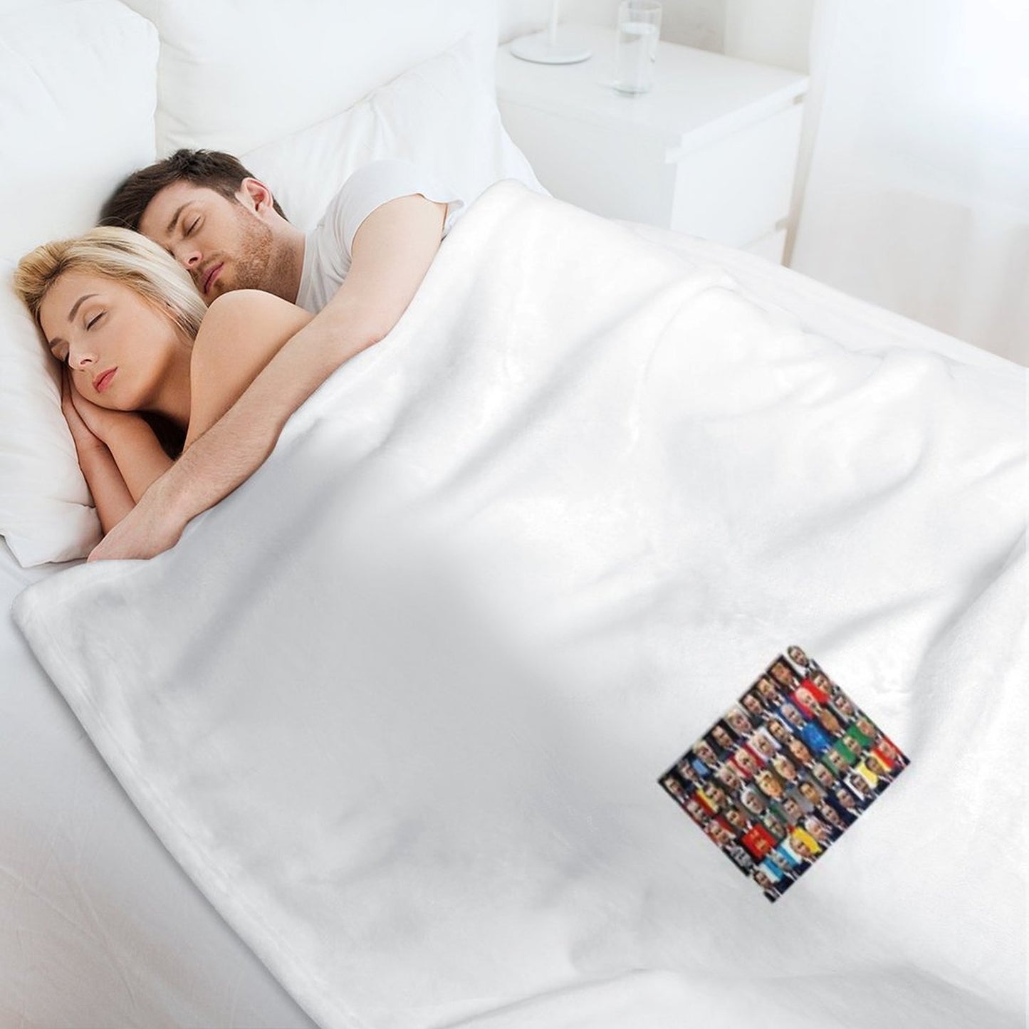 World Great Leaders Machine-washable Throw Blanket