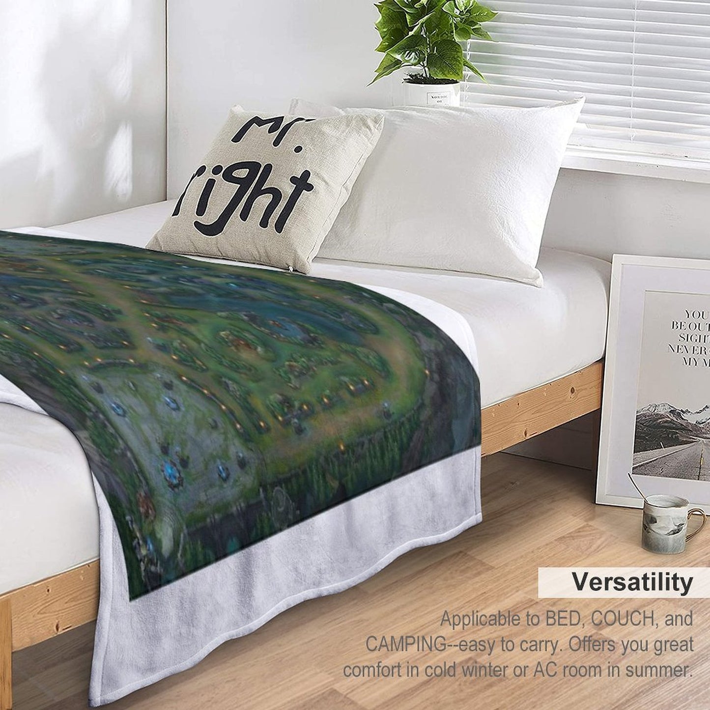 Summoners Rift Versatility Throw Blanket