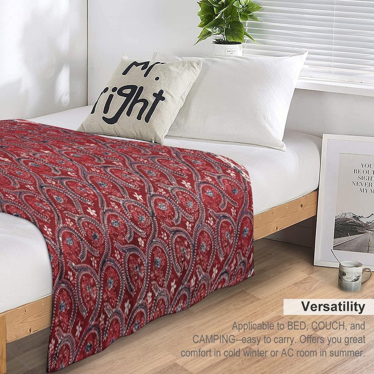 Water Creature Traditional Indonesian Batik Pattern Shrink-resistant Throw Blanket