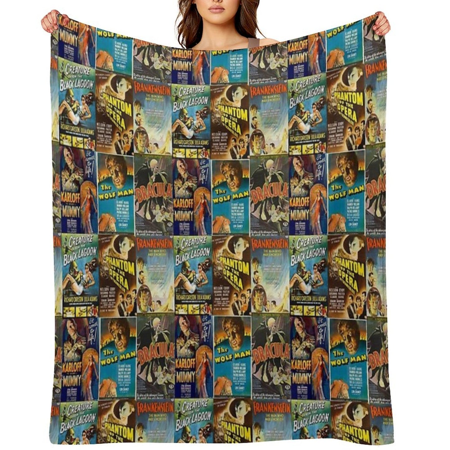 Universal Monsters Compact Throw Blanket