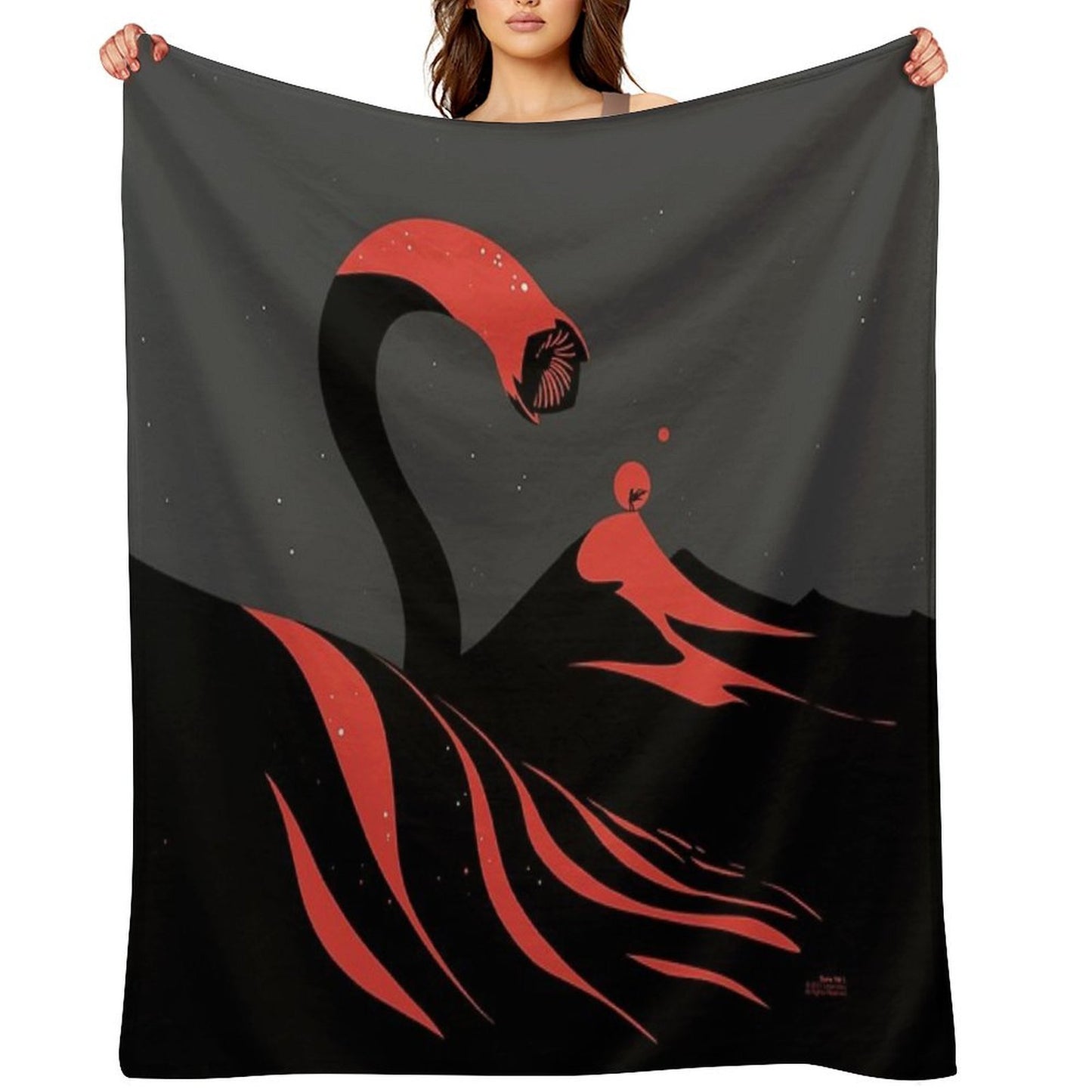 Sandworm. Dune Easy Care Throw Blanket