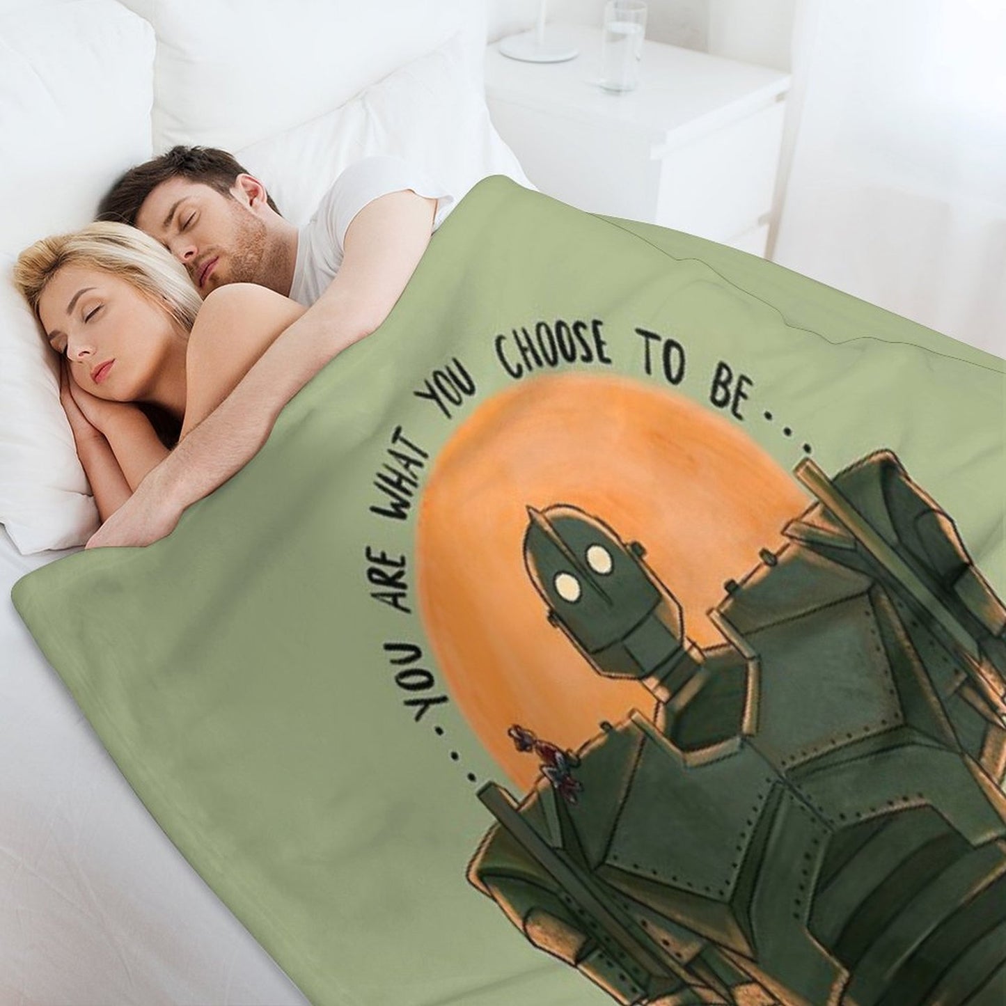 You Are What You Choose To Be Machine-washable Throw Blanket
