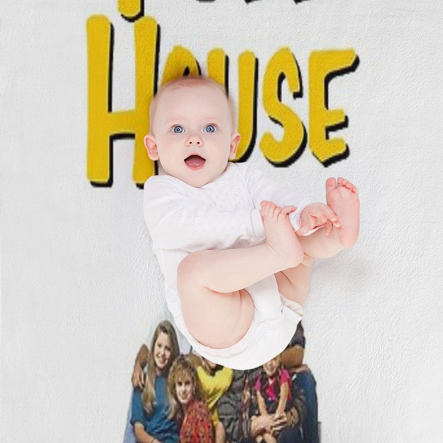 Full House (Sticker 2 Pack) Durable Throw Blanket
