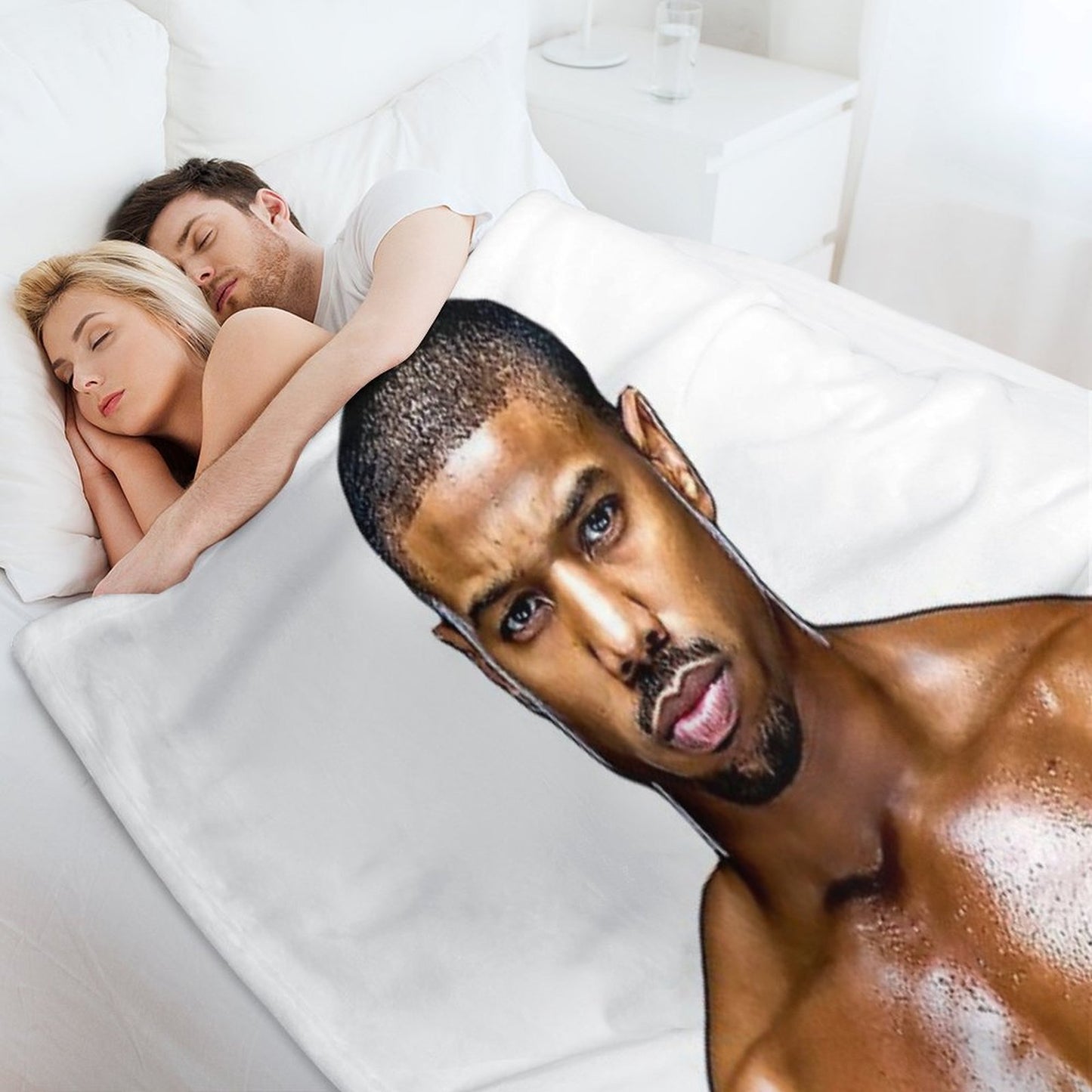 Michael B. Jordan Lightweight Throw Blanket