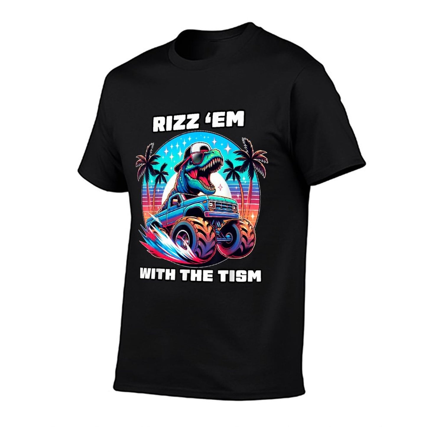Rizz Em With The Tism Autism Awareness Funny Meme Boys Girls Moisture-wicking T-Shirt