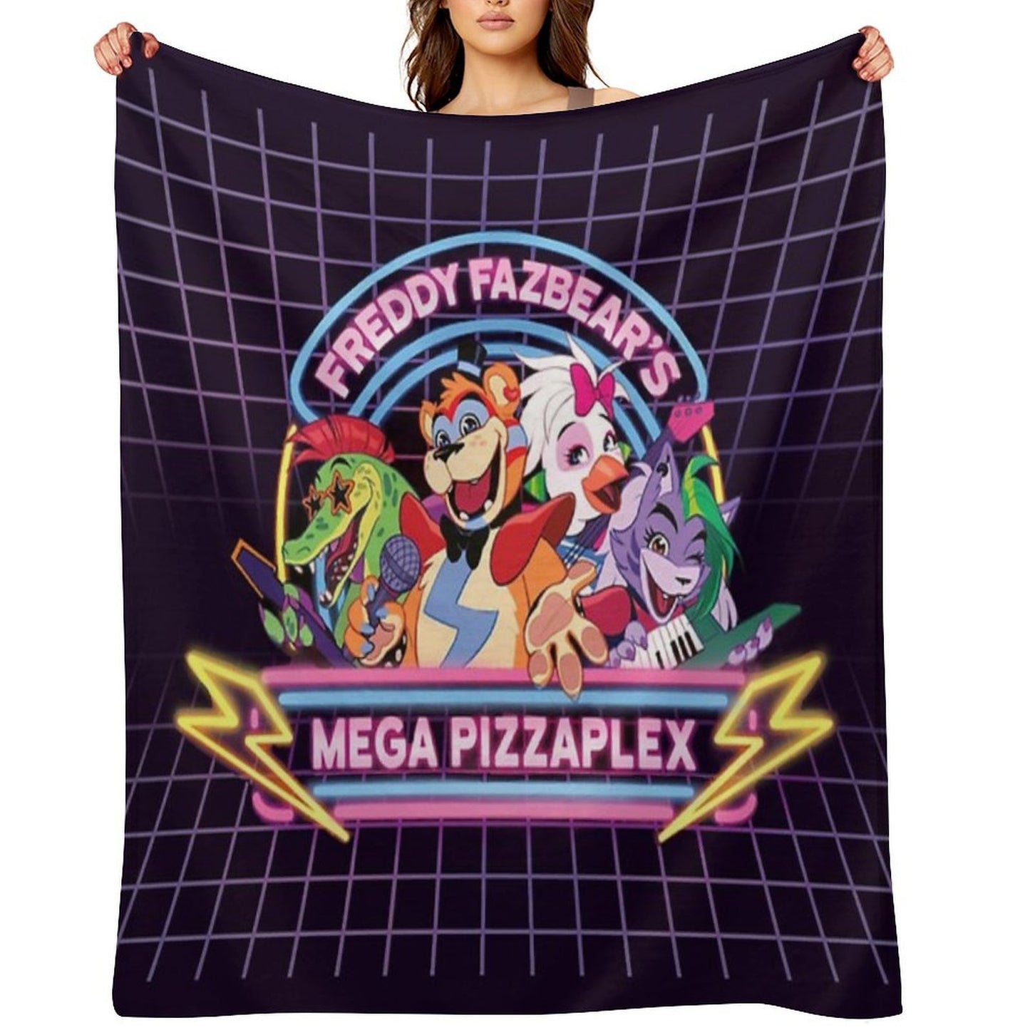 FNAF Security Breach Quick-dry Throw Blanket