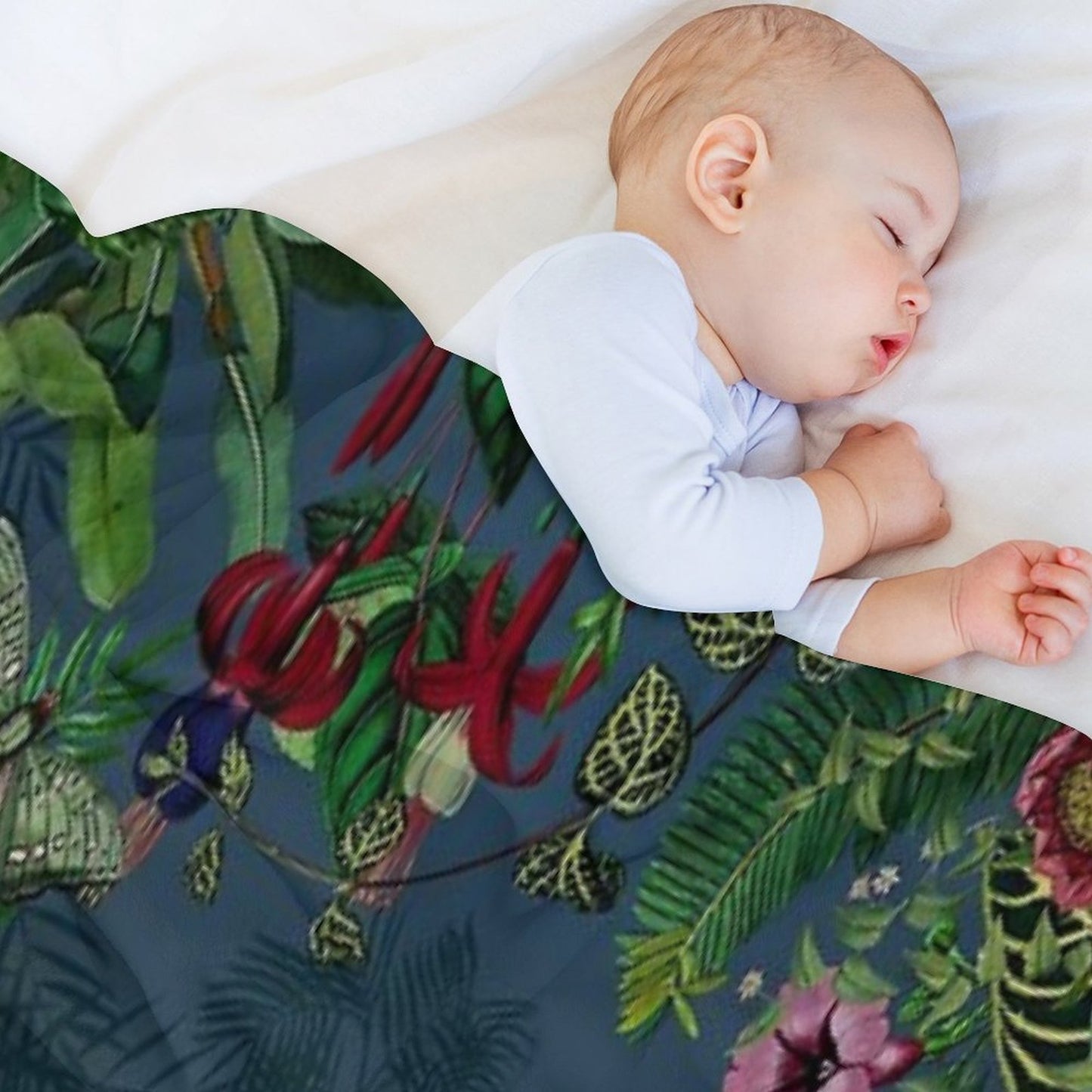 Midnight Rainforest I Anti-pilling Throw Blanket