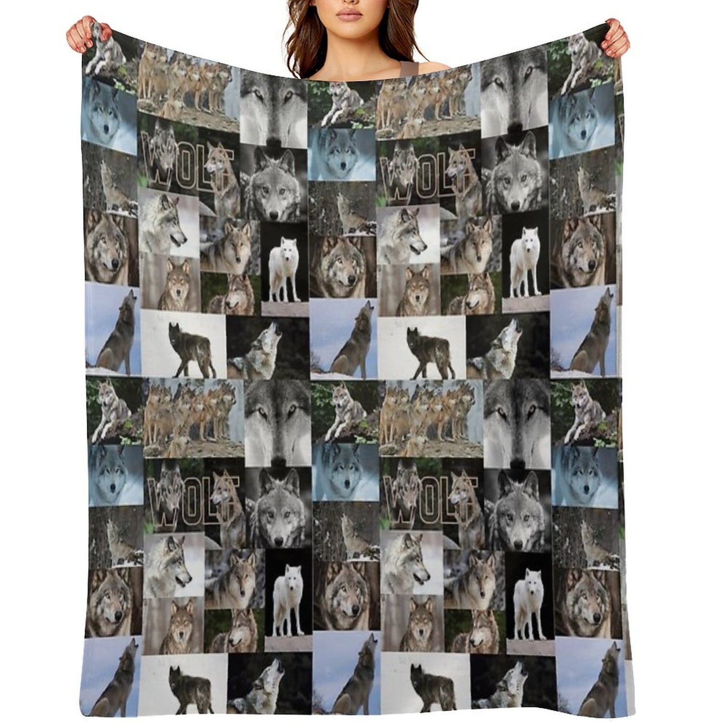 Worrisome Wolves Velvety-soft Throw Blanket