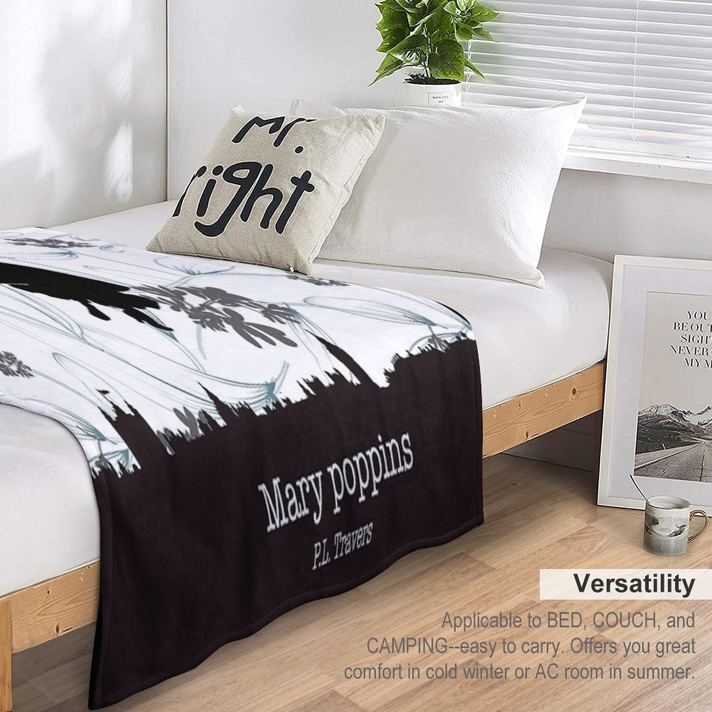Mary Poppins Shrink-resistant Throw Blanket