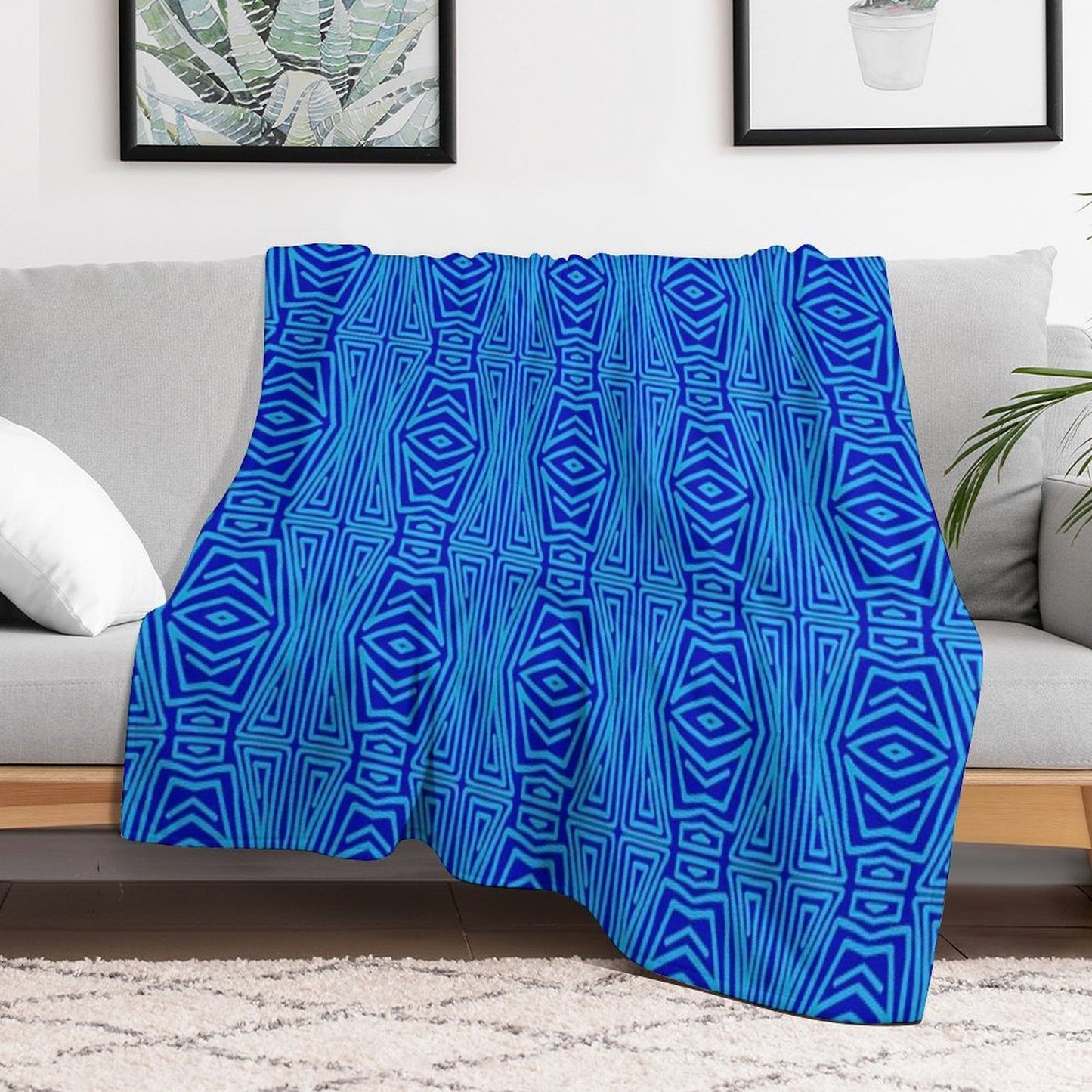 Tradewinds Batik Comfort Throw Blanket
