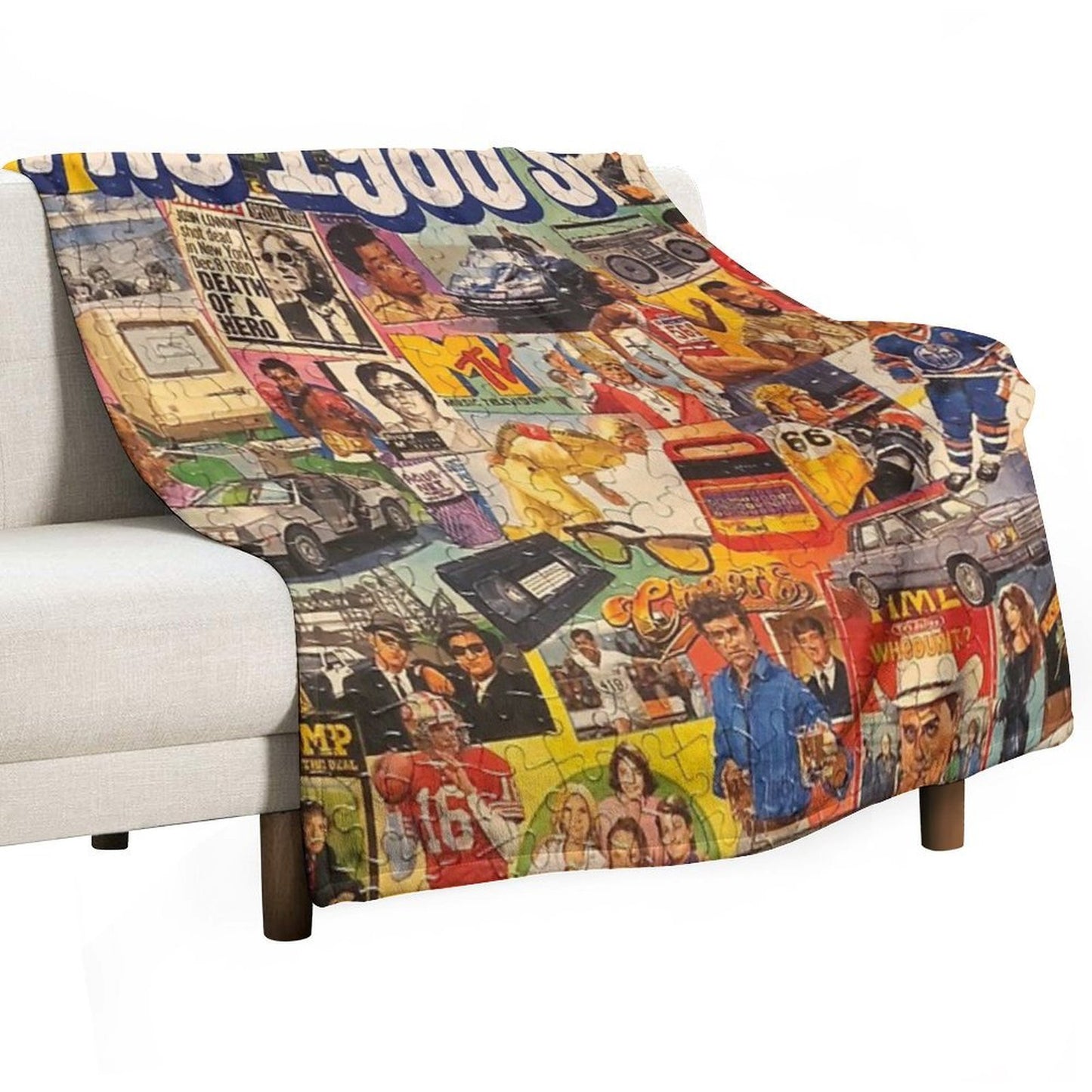 1980’s Shrink-resistant Throw Blanket