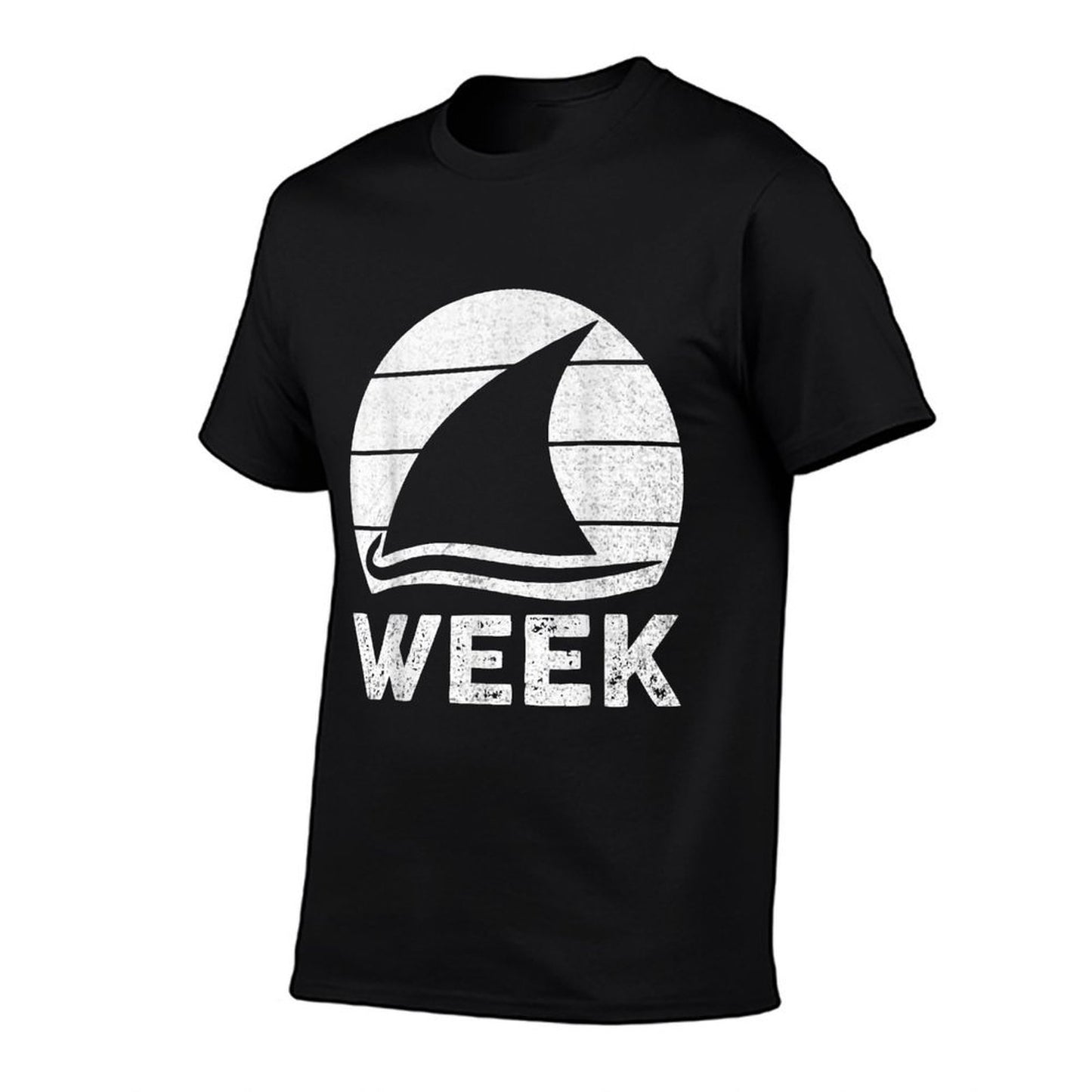 2025 Week Retro Shark Fin Lover Sea Ocean Animal Summer Trip Affordable Price T-Shirt