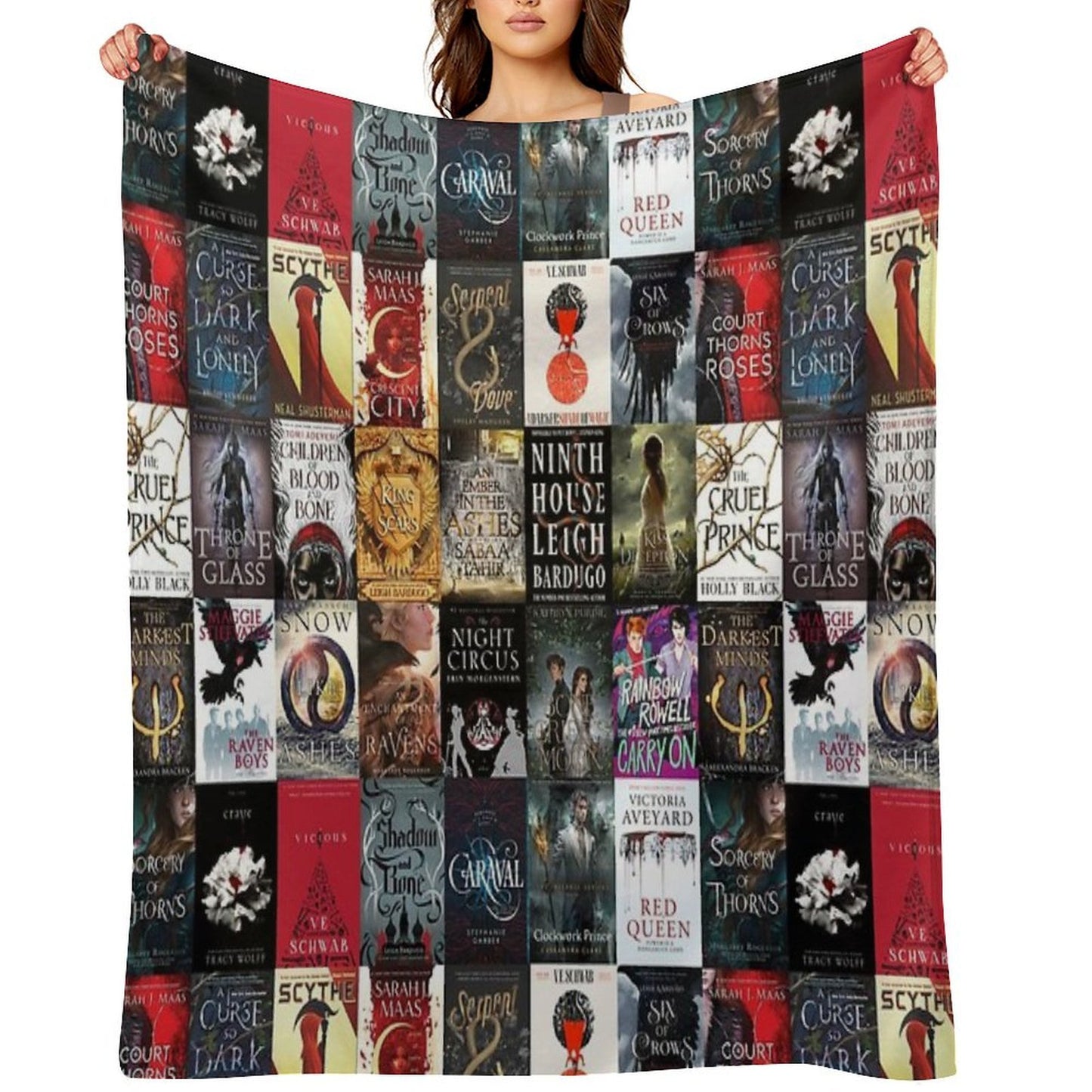 YA Young Adult Fantasy Books Blanket Premium Throw Blanket