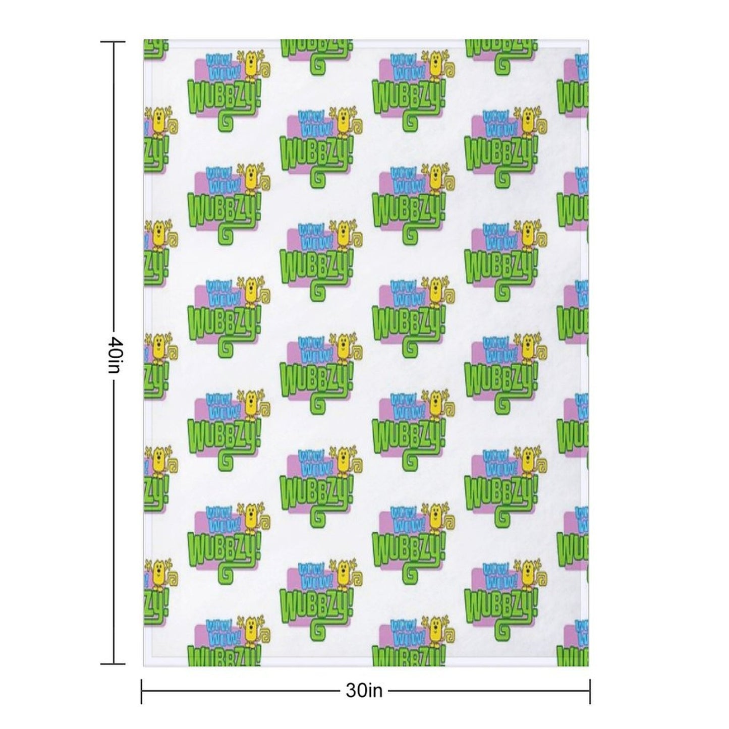 Wow Wow Wubbzy Anti-pilling Throw Blanket