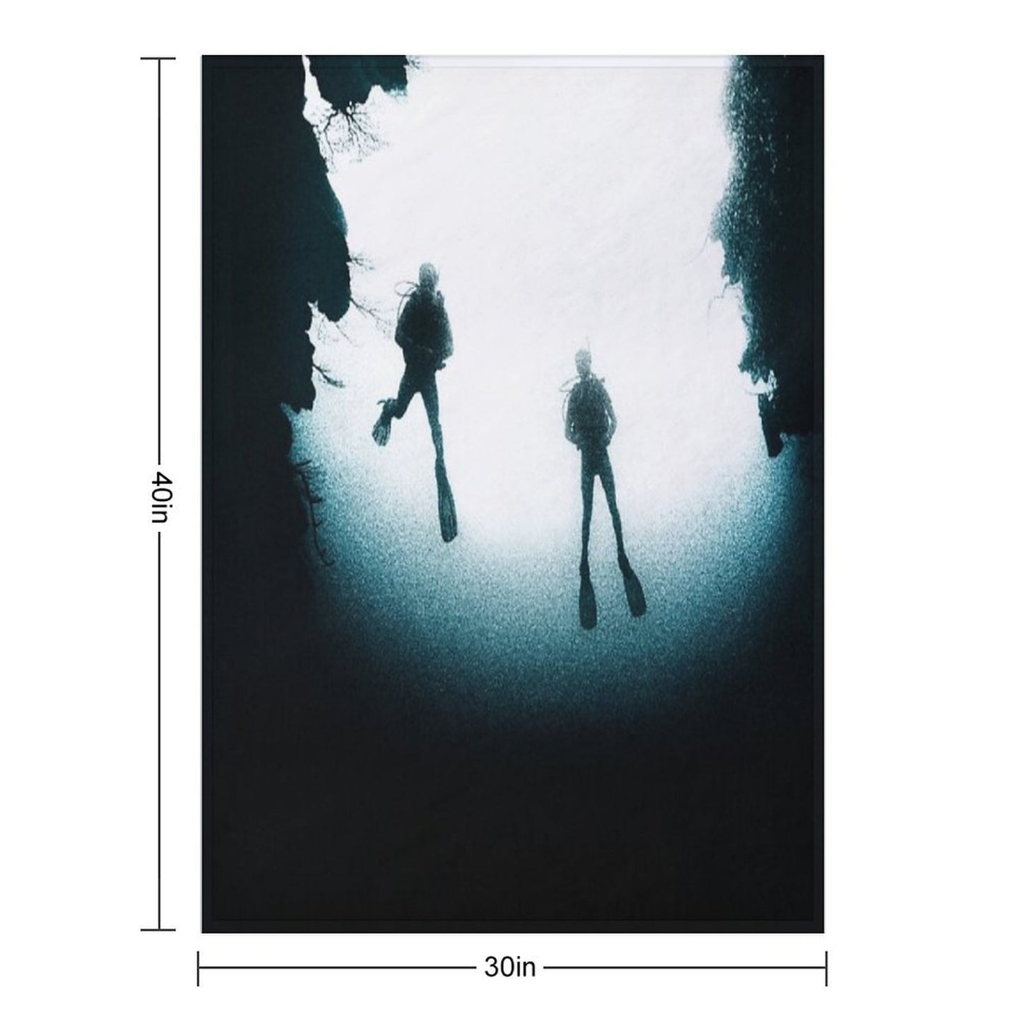 Deep Dive Anti-pilling Throw Blanket