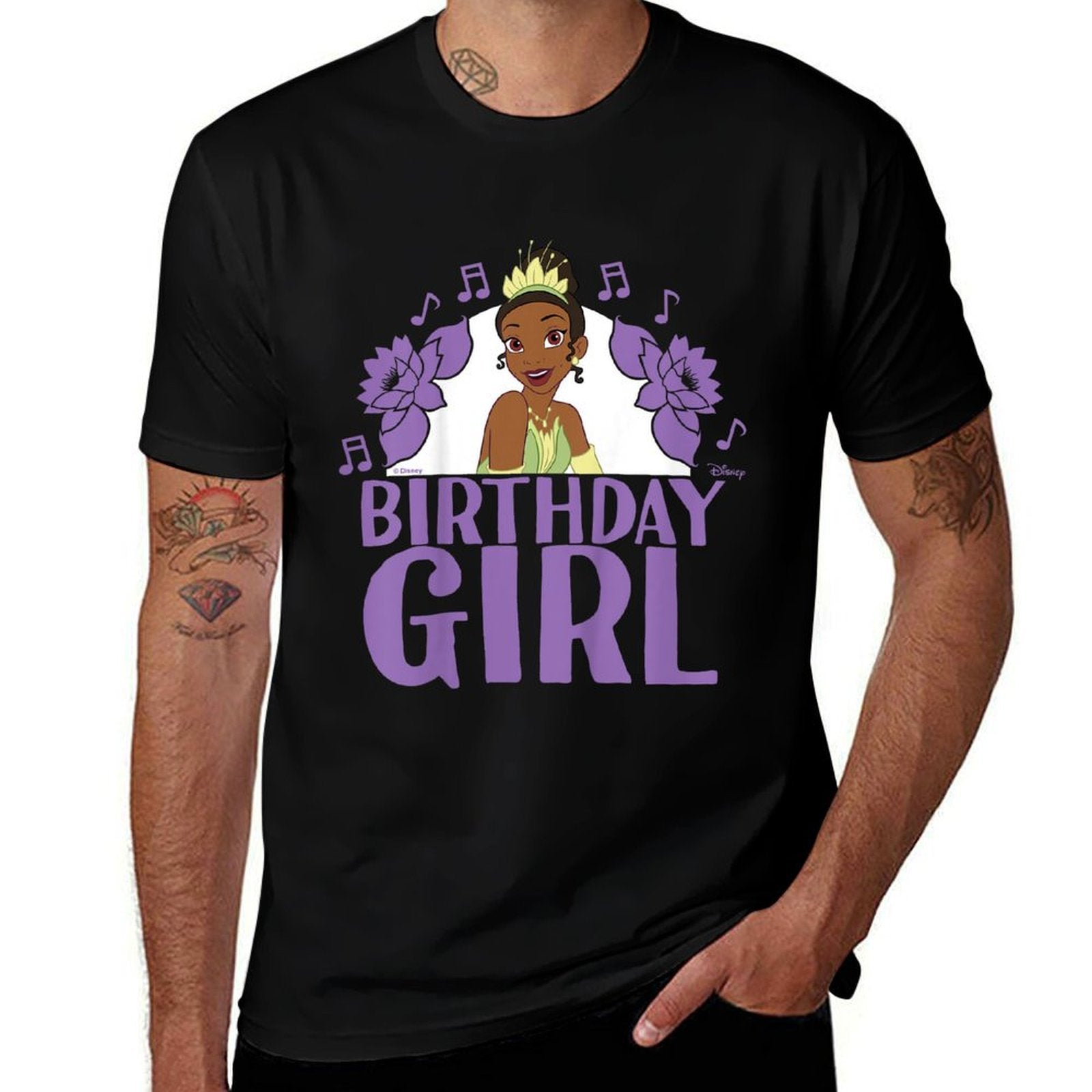 Disney Princess - Tiana Birthday Girl  Cotton T-Shirt