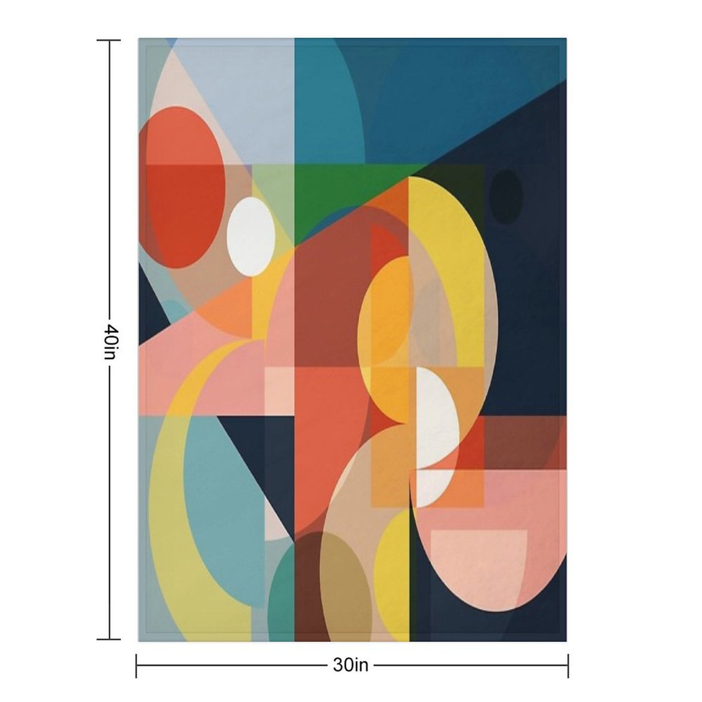 Mid Century Design 4 Compact Throw Blanket