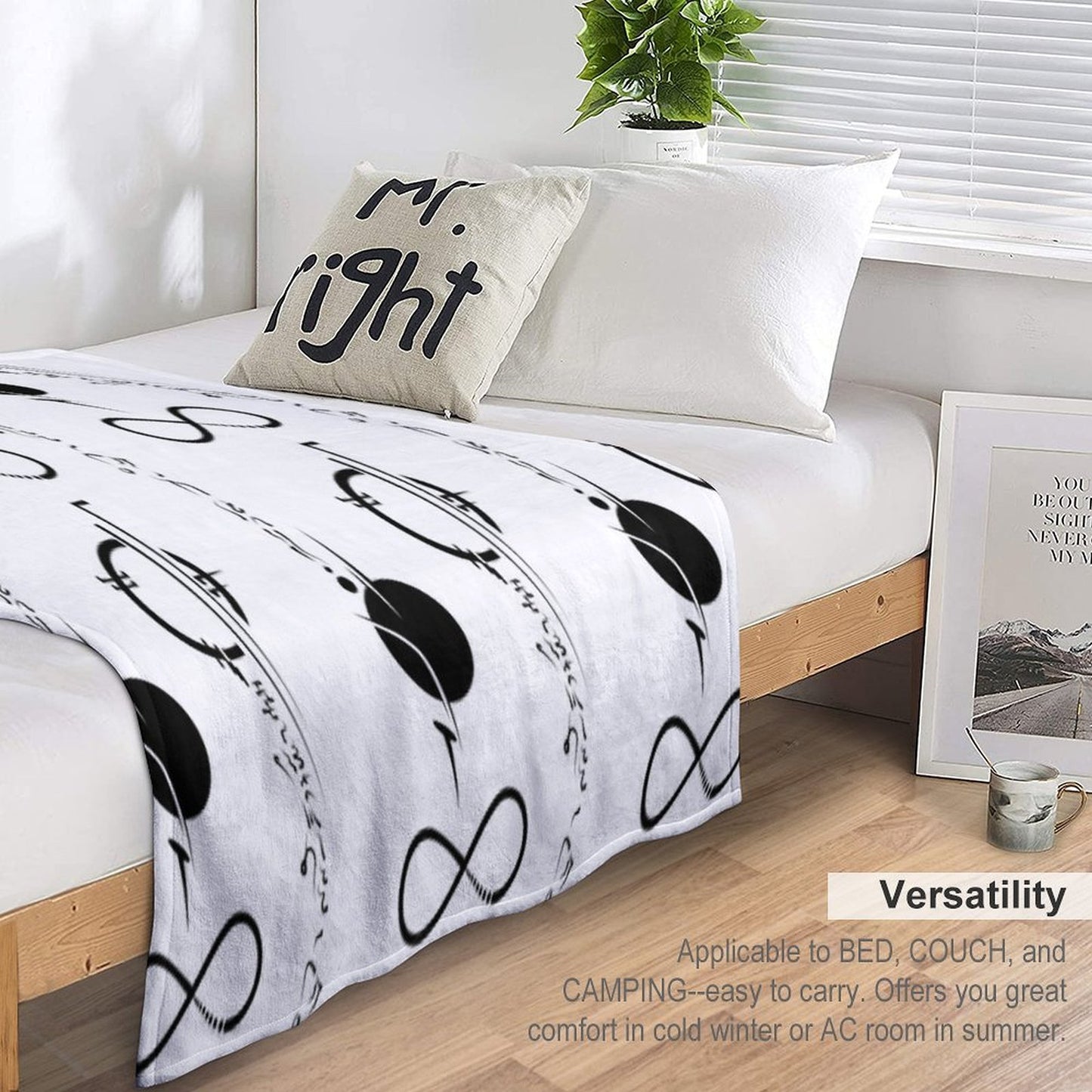 Commander Tattoo Easy Care Throw Blanket