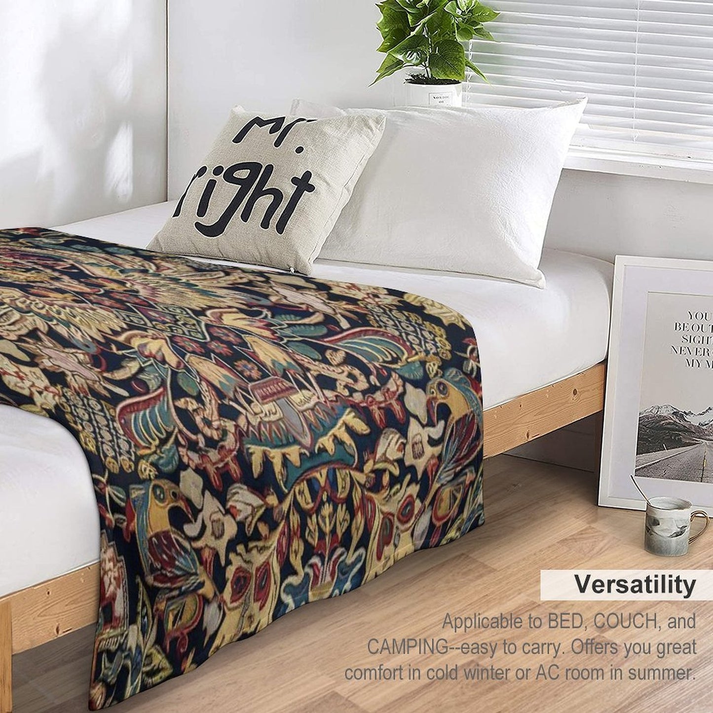 Weird Pattern Travel-friendly Throw Blanket
