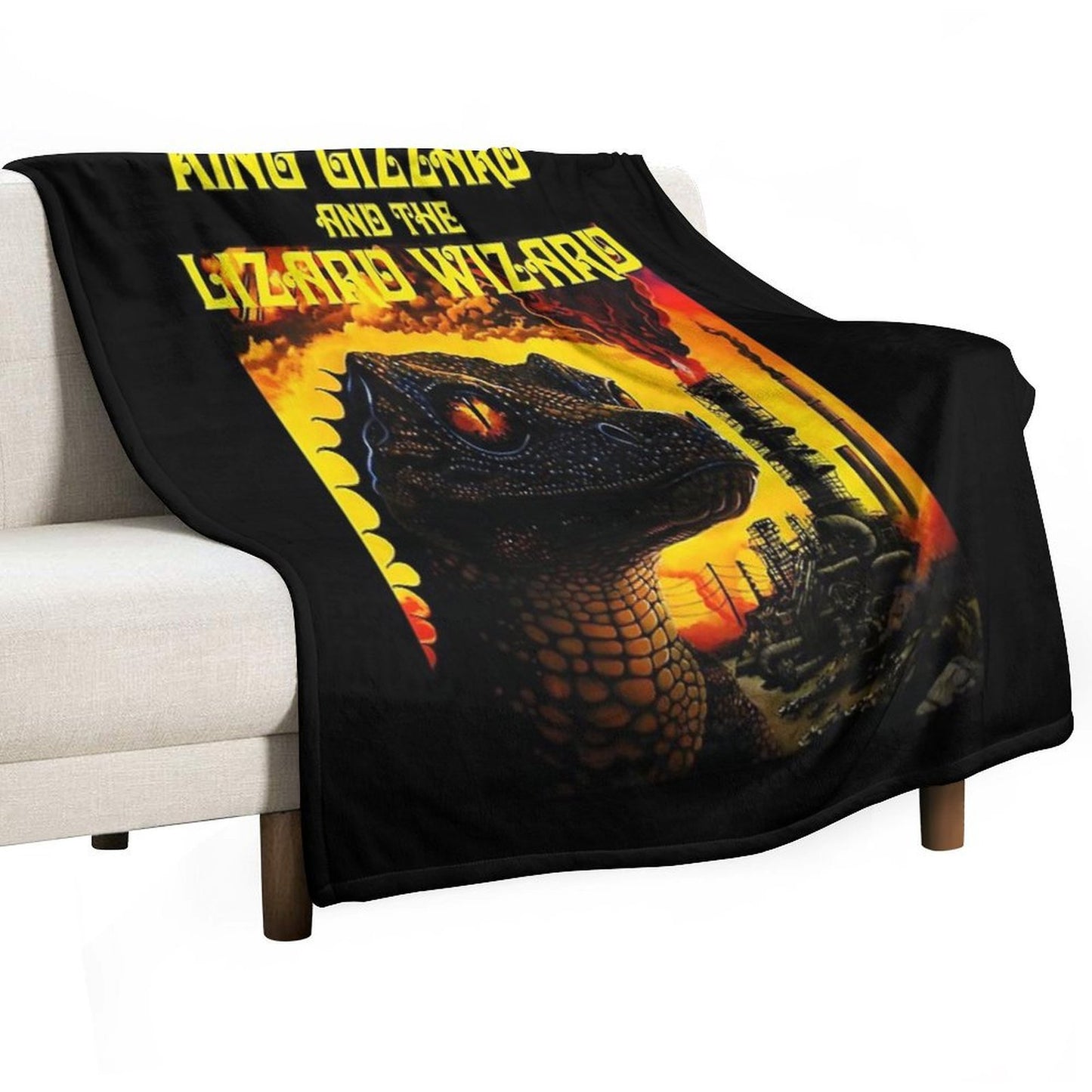 003 The Most Popular Of King Gizzard The Lizard Wizard All-season Throw Blanket