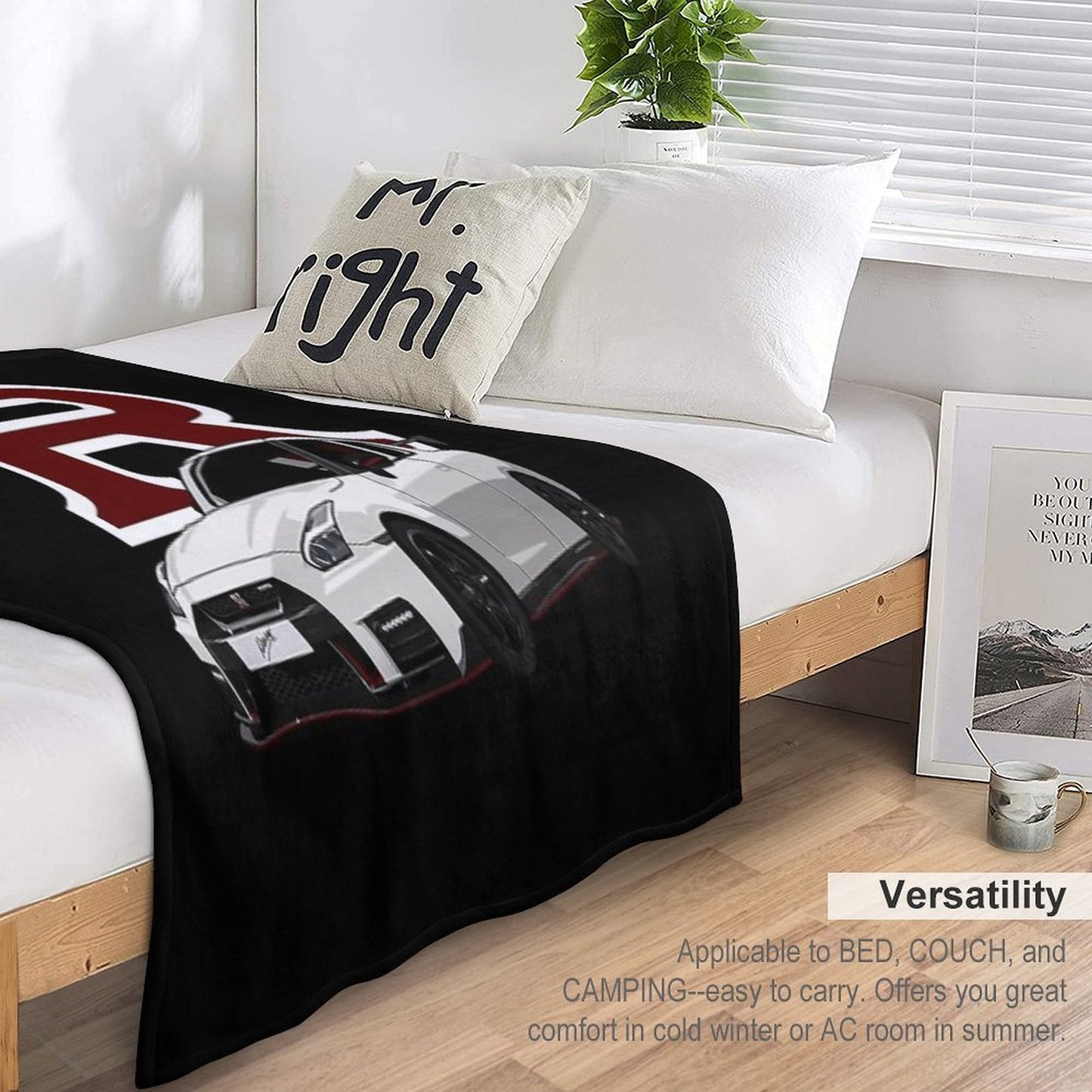 Nissan Skyline GTR Eco-conscious Throw Blanket