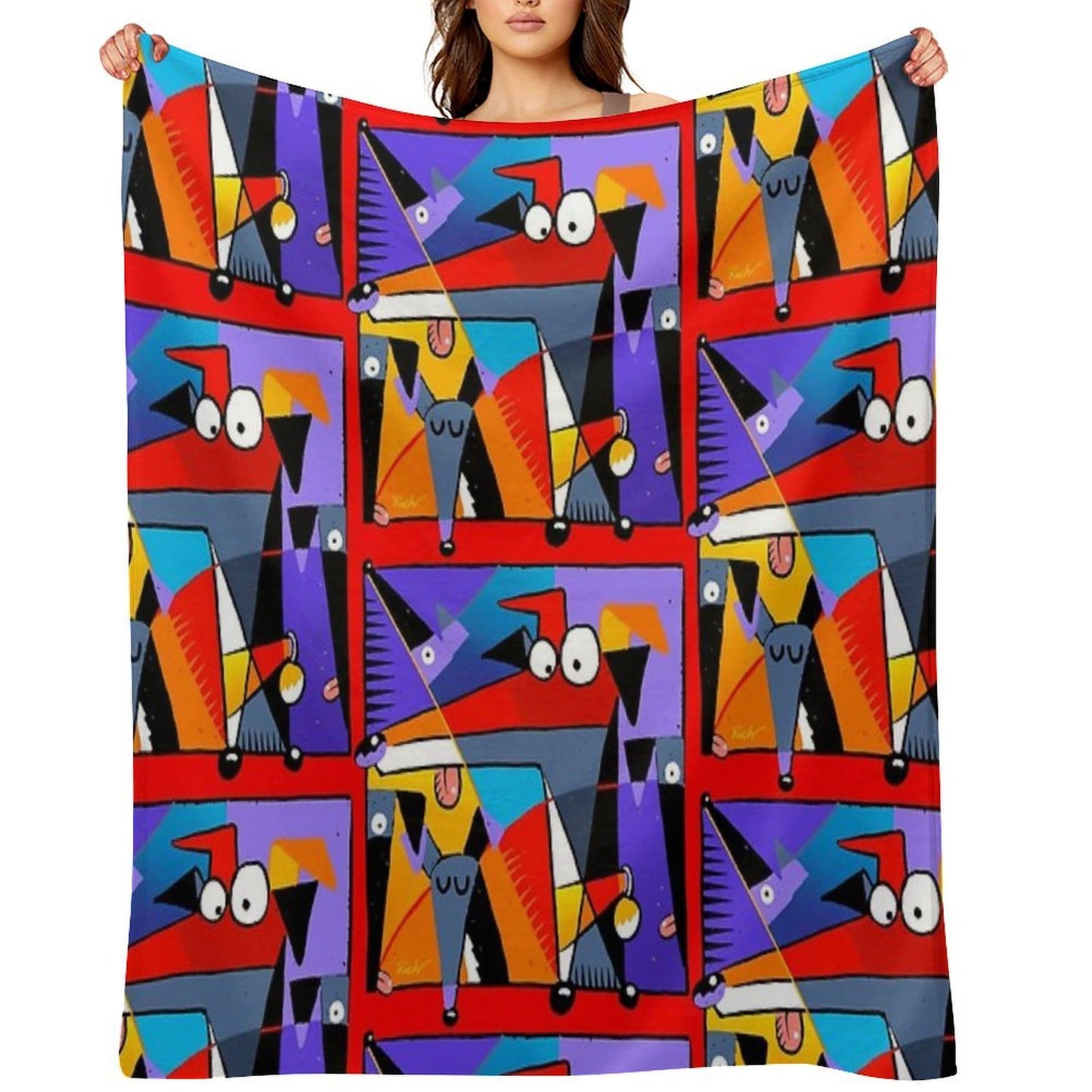 Derpism Travel-friendly Throw Blanket