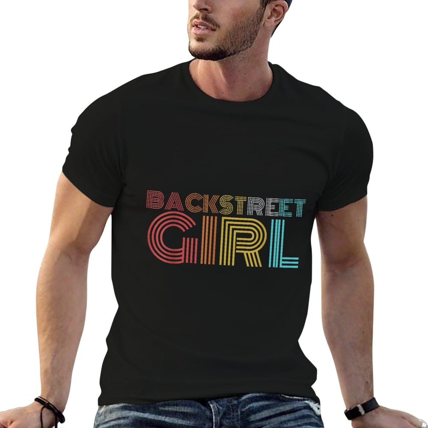 Retro Vintage Backstreet Girl Versatile T-Shirt