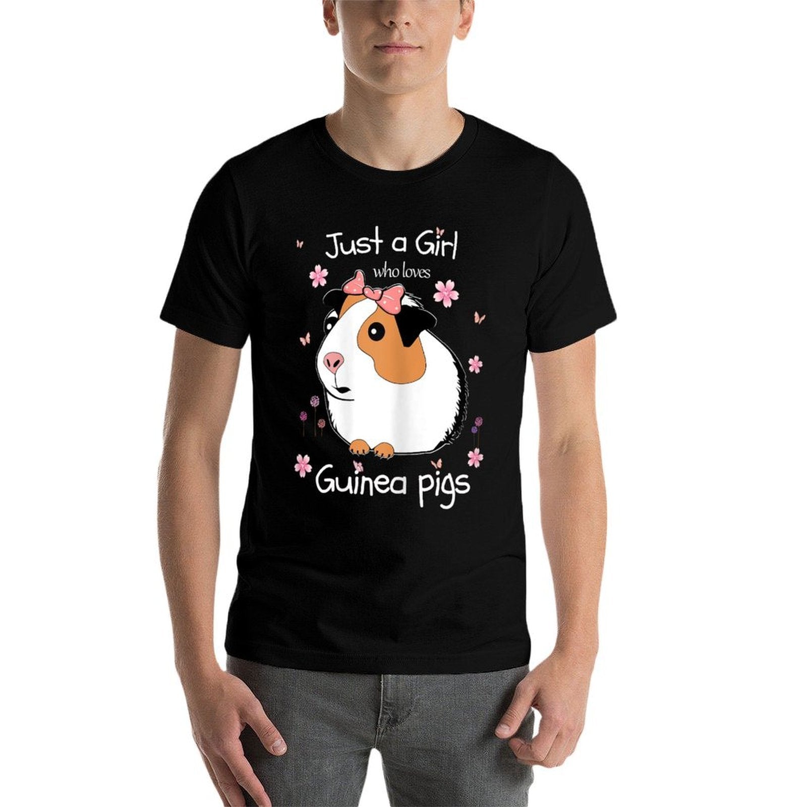 Just A Girl Who Loves Guinea Pigs - Cute Pets Lover Gift  Durable T-Shirt