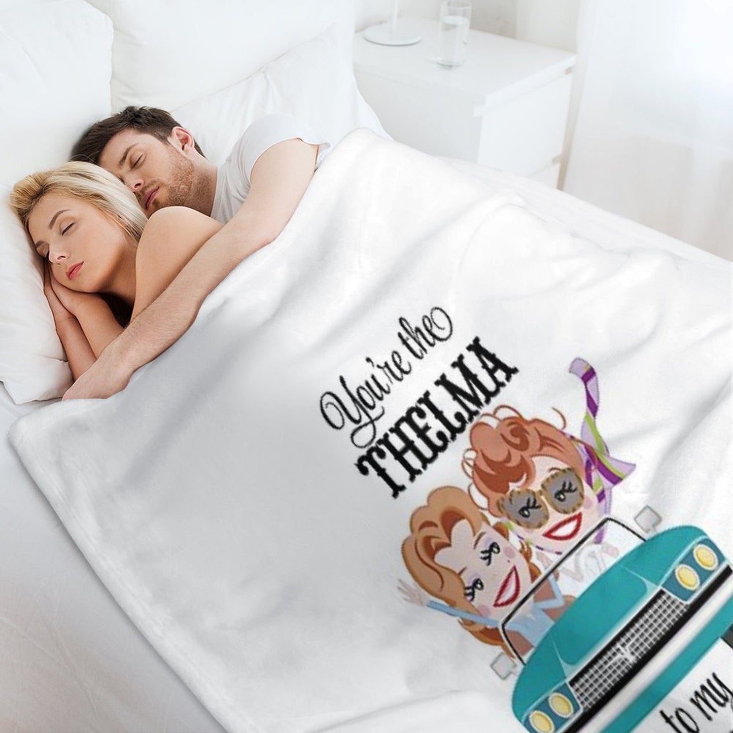 Thelma & Louise Best Friends Gift Shrink-resistant Throw Blanket