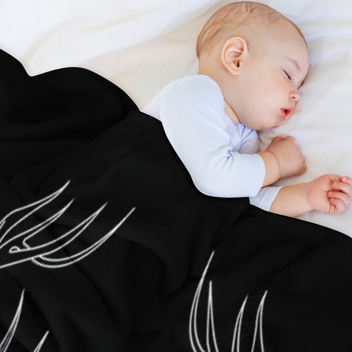 Mx Stag Head Sustainable Throw Blanket