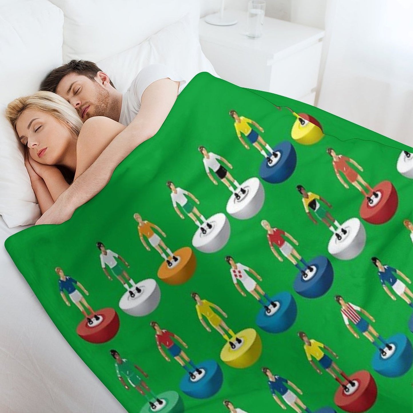 World Subbuteo Players Velvety-soft Throw Blanket