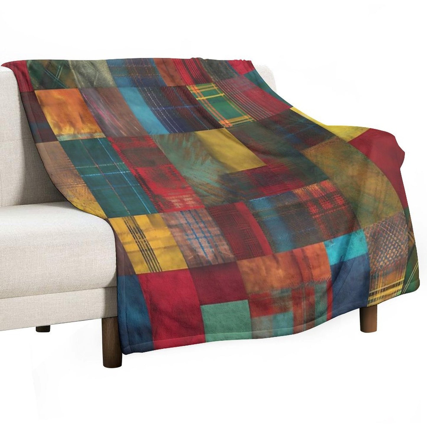 Eternity's Kaleidoscope Travel-friendly Throw Blanket