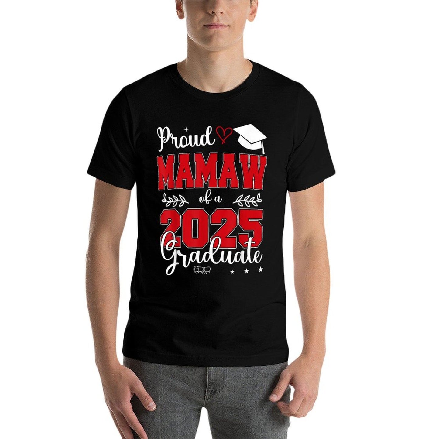 Proud Mamaw of A Class of 2025 Graduate Odor-resistant T-Shirt