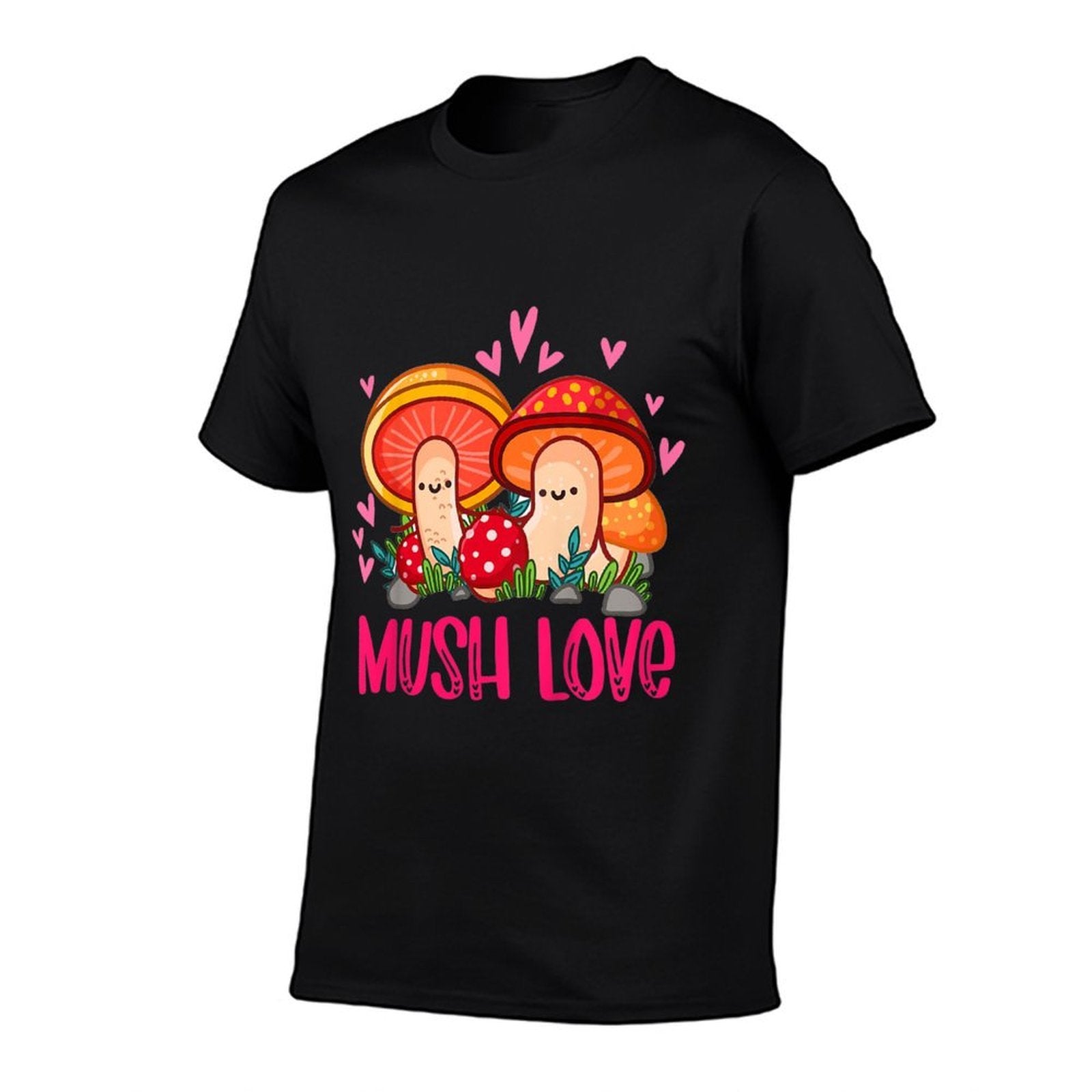 Kids Mush Love Cute Mushroom Lover Fungi Botanical Valentines  Graphic-printed T-Shirt