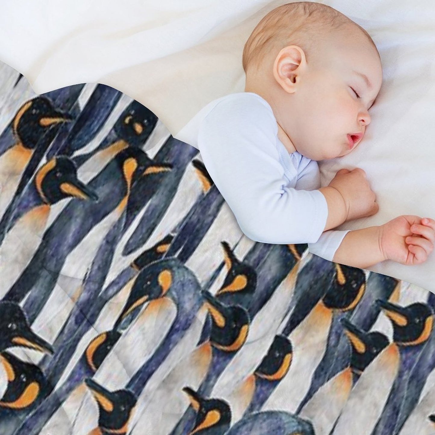 Singing Penguin Durable Throw Blanket