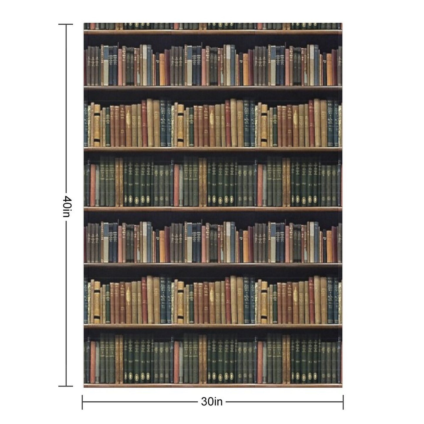 Endless Library (pattern) All-season Throw Blanket
