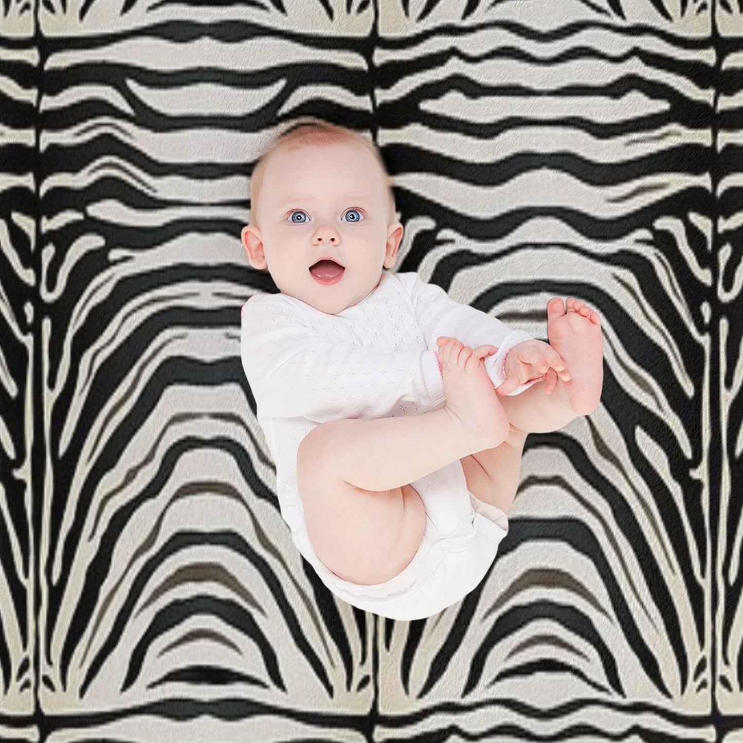 Zebra Print All-season Throw Blanket