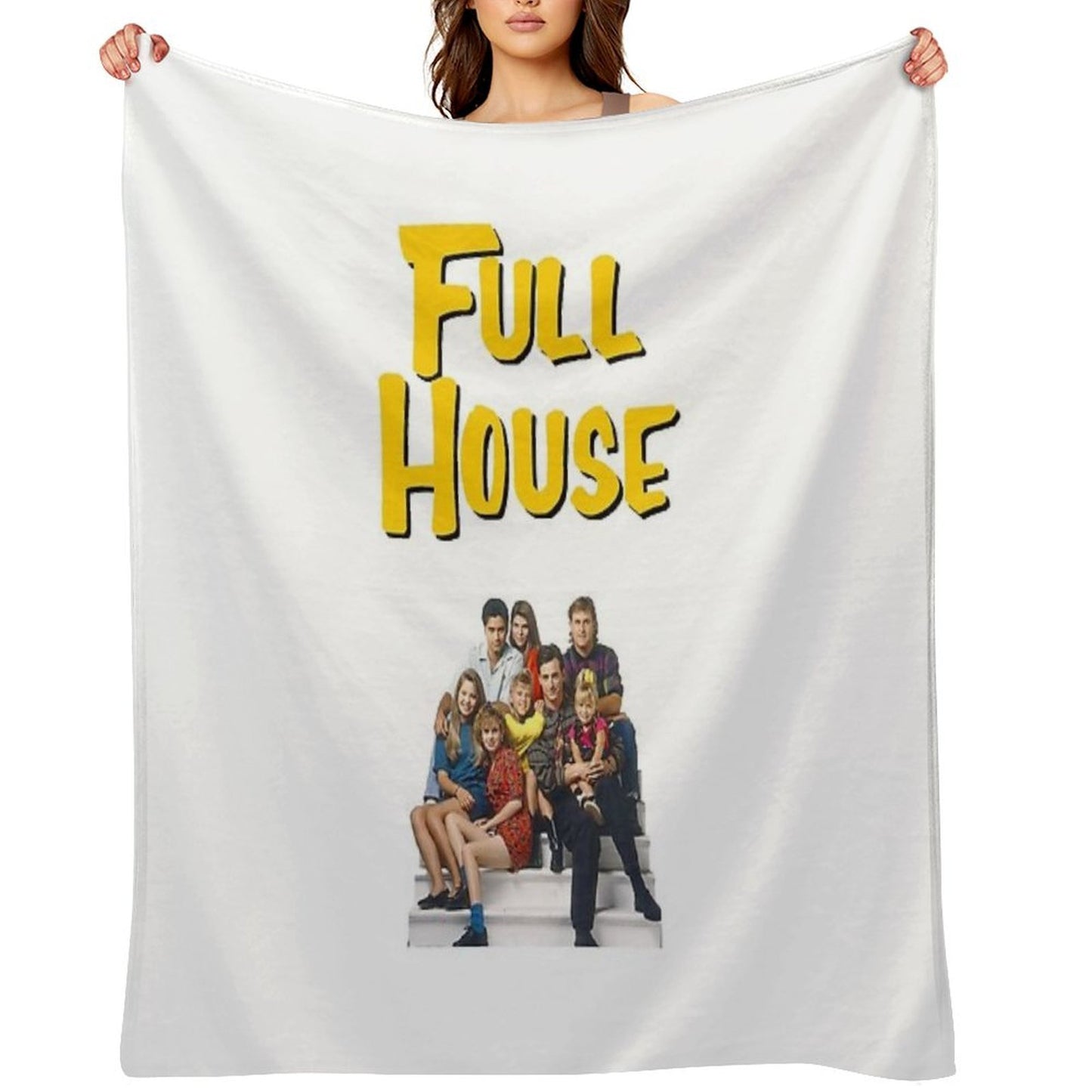 Full House (Sticker 2 Pack) Durable Throw Blanket