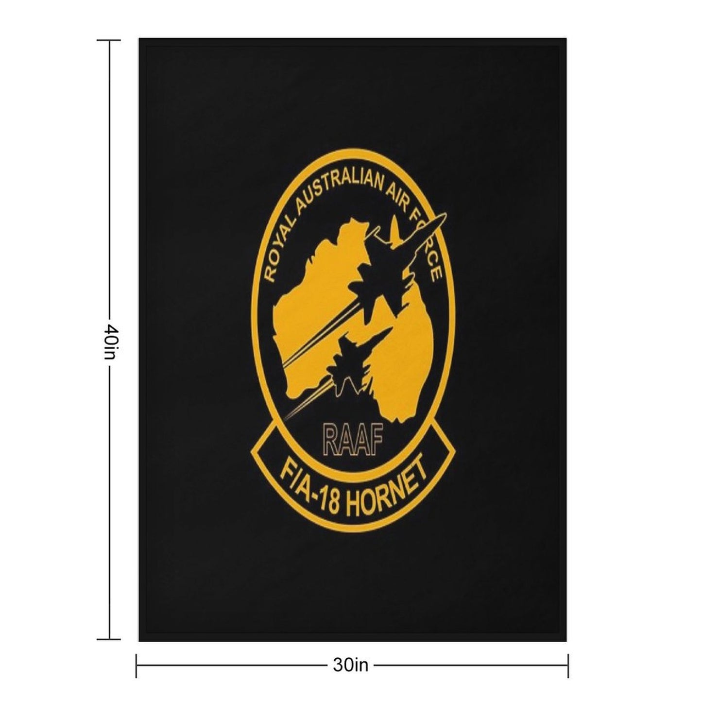 FA-18 Hornet - Royal Australian Air Force Premium Throw Blanket