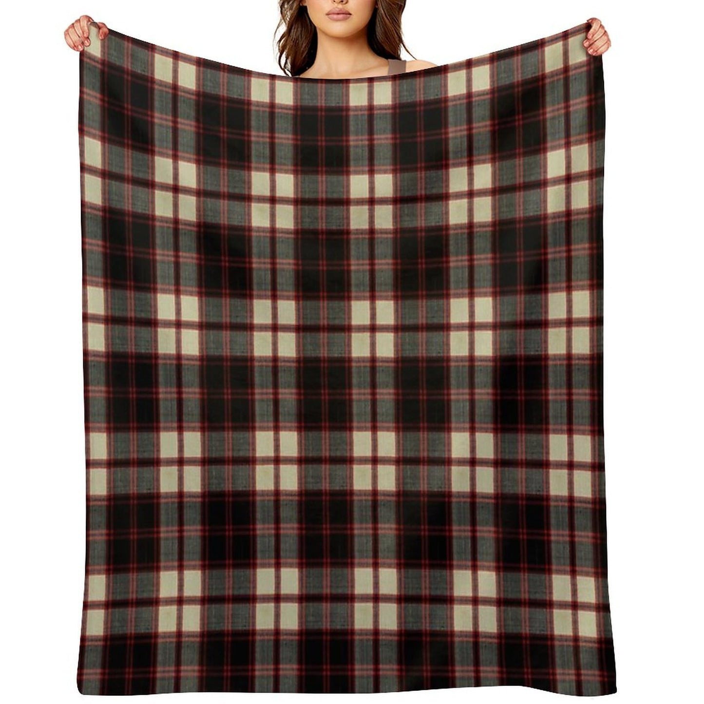Macpherson Clan Tartan Multi-functional Throw Blanket