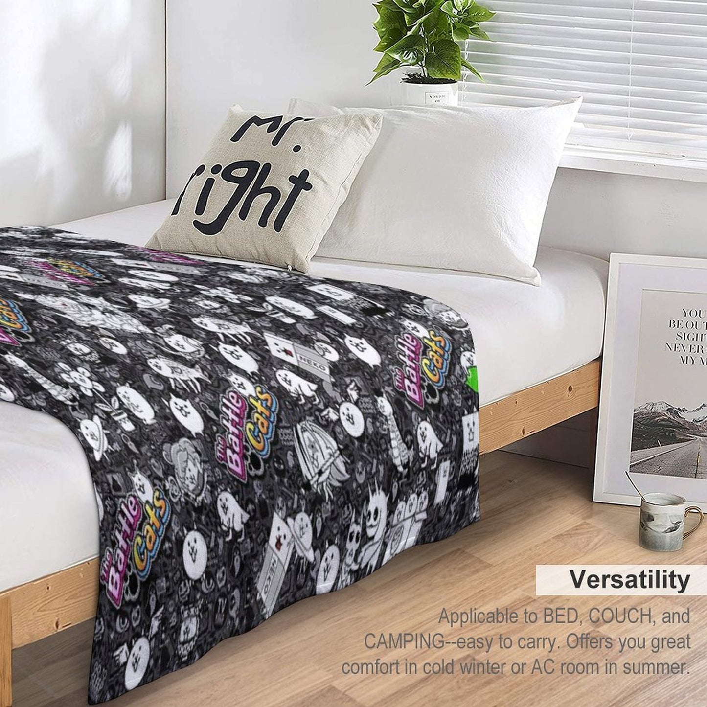 Battle Cats Multi-functional Throw Blanket