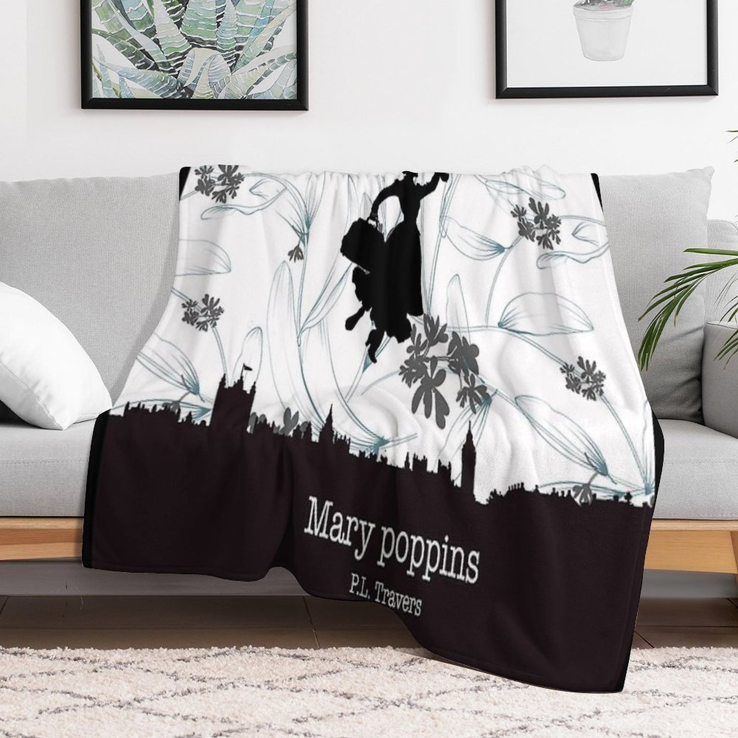 Mary Poppins Shrink-resistant Throw Blanket