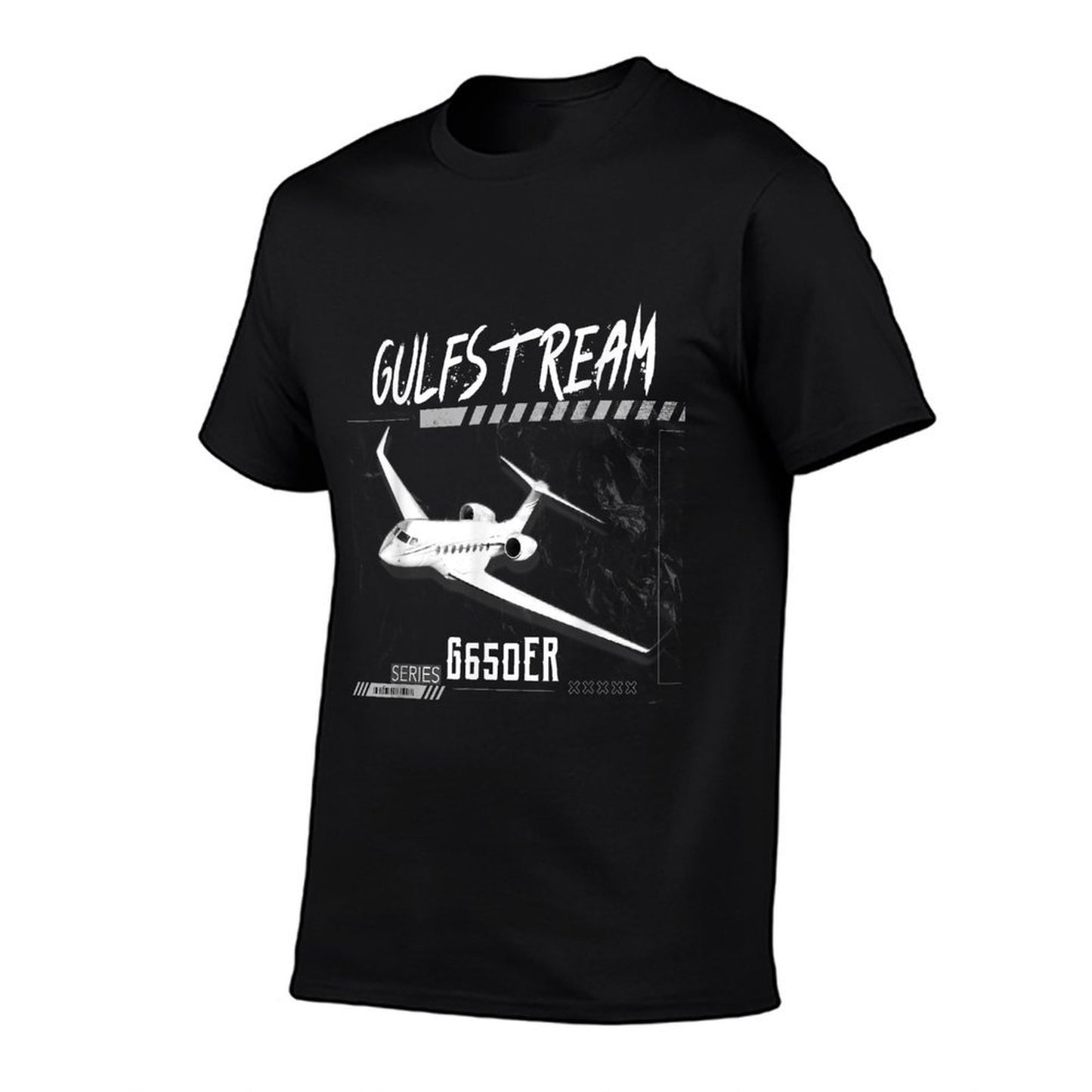 Uniquety Design Black Lightweight Classic Fit Cotton 60 Polyester 40 Modern Collarless Crew Neck for Women, Unisex Lovers Classic T-Shirt
