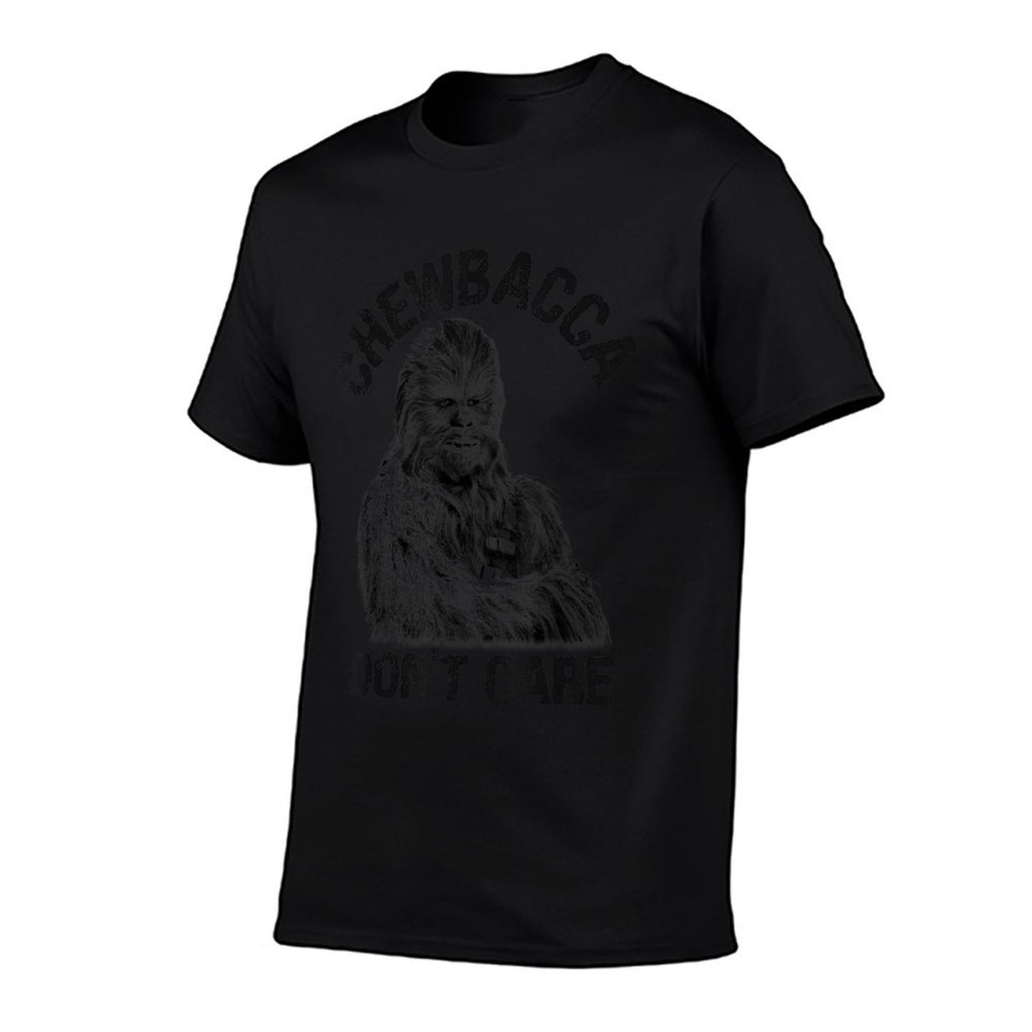 Star Wars Chewbacca Dont Care Funny Logo Tagless Design T-Shirt