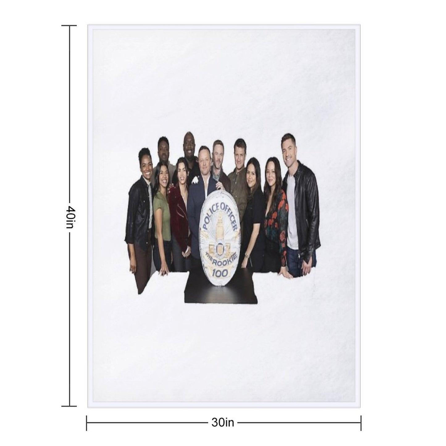 Rookie 100 Gang Multi-functional Throw Blanket