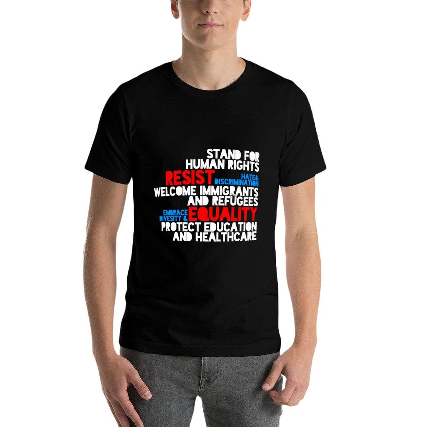 Anti Trump Protest T Shirt, Political T Shirt, Trump Shirt Fade-proof Color T-Shirt